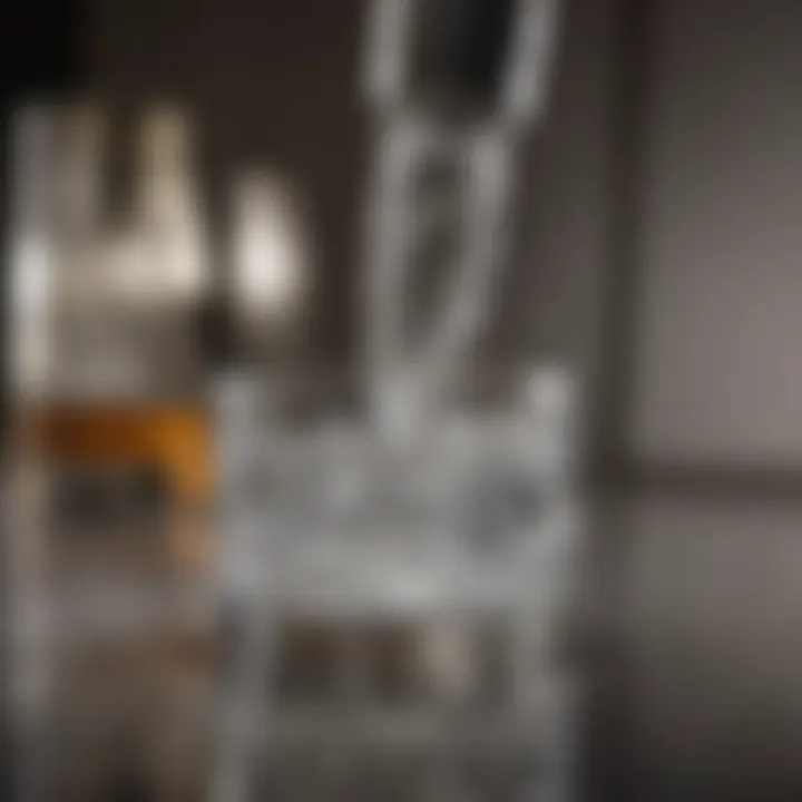 Close-up of Aarke Sparkling in action, highlighting the carbonation process