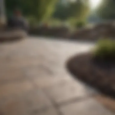 Hardscape Patio Installation Professional installation of a hardscape patio