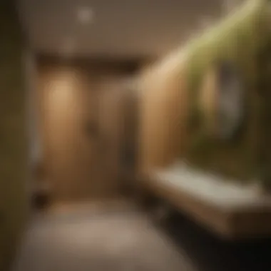 Sustainable Design with Bamboo Elements Eco-friendly shower room with bamboo accents