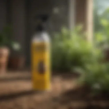 Effective Application Techniques for Organic Sprays Diagram of effective application methods for bug spray