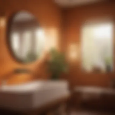 Warm color temperature lighting for relaxing ambiance