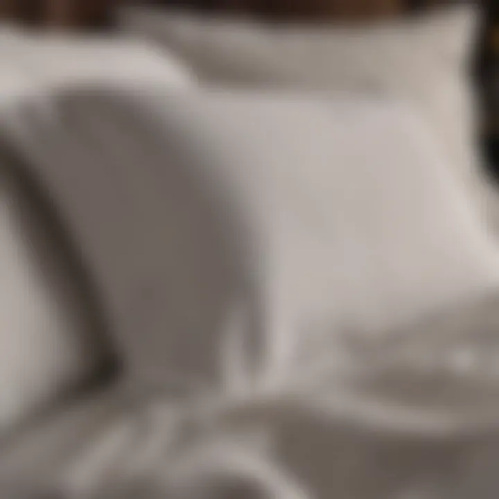 Comparative visual of pillowcase fabrics