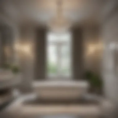 Design Inspirations Chandelier designs enhancing bathroom aesthetics