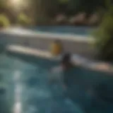 Chlorine test kit showcasing effective pool maintenance