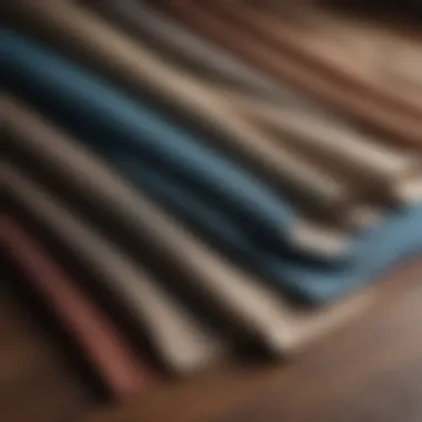 Visual guide illustrating various fabric types