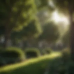 A diverse selection of trees showcasing various shapes and sizes suitable for front yards.