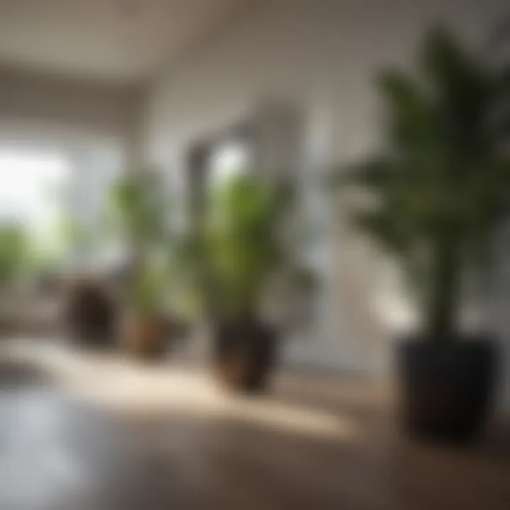 Diverse indoor plants in a modern living space