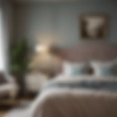 Timeless Color Palette Elegant color palette showcasing timeless hues in a classic bedroom