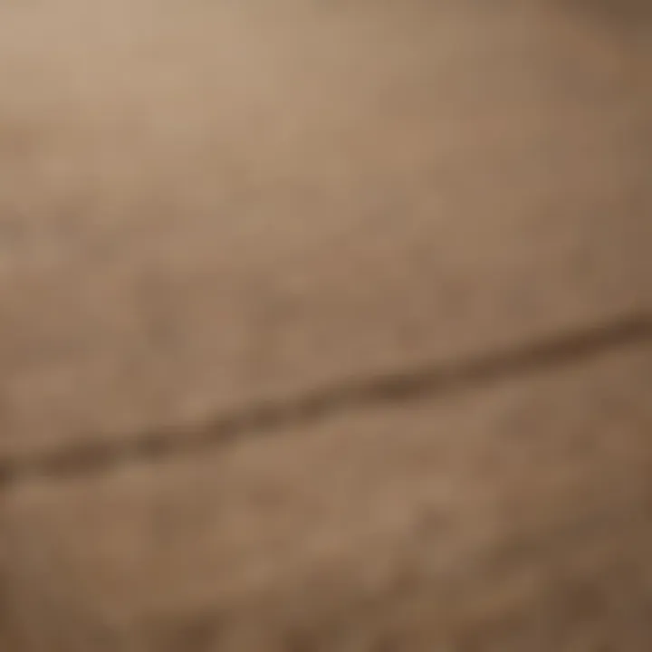 Close-up of a jute rug showing a stubborn stain, illustrating the need for effective cleaning methods.