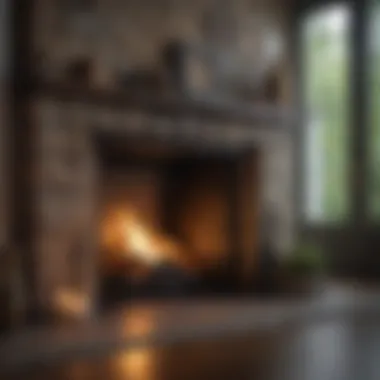 Transformative Results: Before and After Before and after cleaning fireplace glass