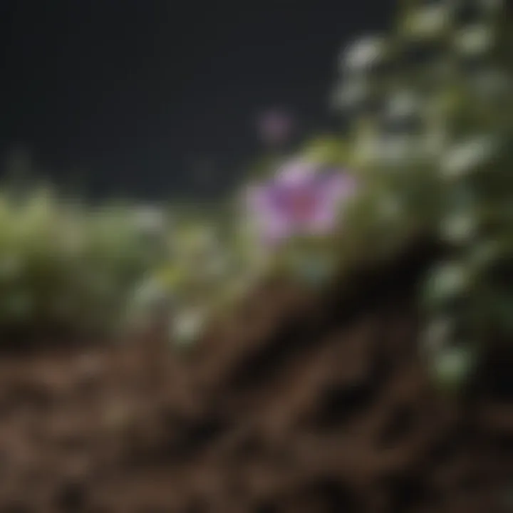 Soil conditions ideal for clematis growth