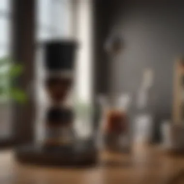 Assorted coffee drip pots showcasing varied materials and designs