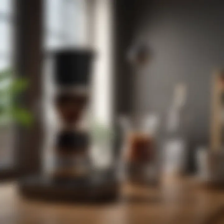 Assorted coffee drip pots showcasing varied materials and designs