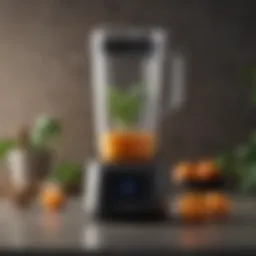 A sleek personal blender showcasing its compact design