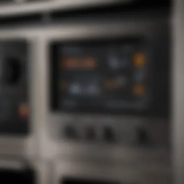 User-Friendly Control Interface of the Wolf Toaster Oven Air Fryer Close-up of the control panel with intuitive buttons and settings