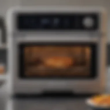 Elegant Aesthetics of the Wolf Toaster Oven Air Fryer Sleek design of the Wolf Toaster Oven Air Fryer showcasing its modern aesthetics