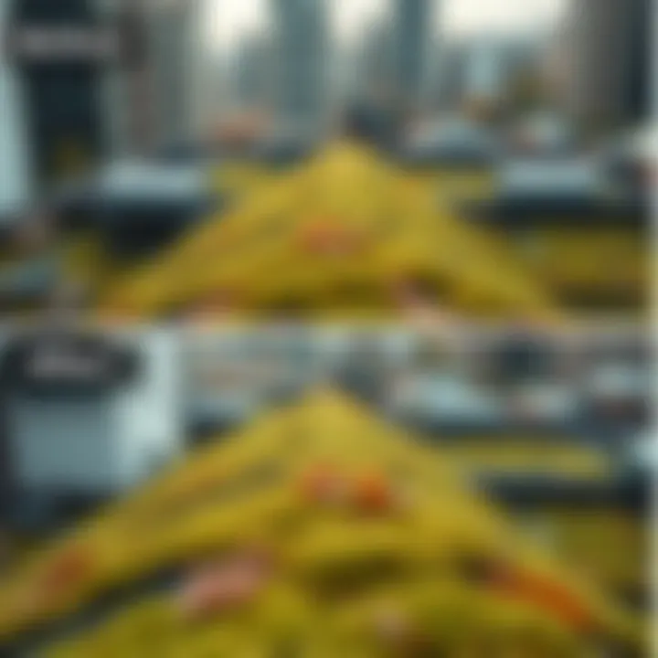 Before and after images of a rooftop cleared of moss