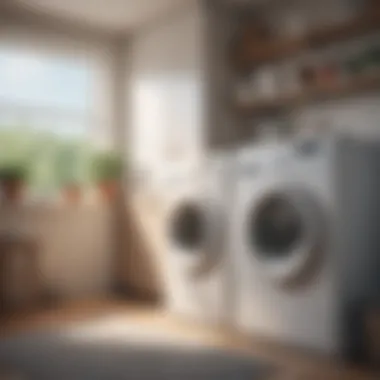 Illustration of energy efficiency ratings for washing machines