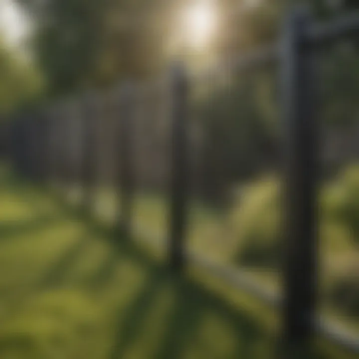 A diagram demonstrating proper installation techniques for dog border fencing.