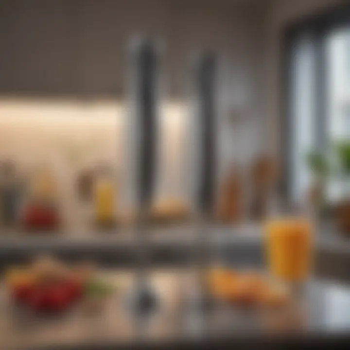 User-friendly design of a modern immersion stick blender