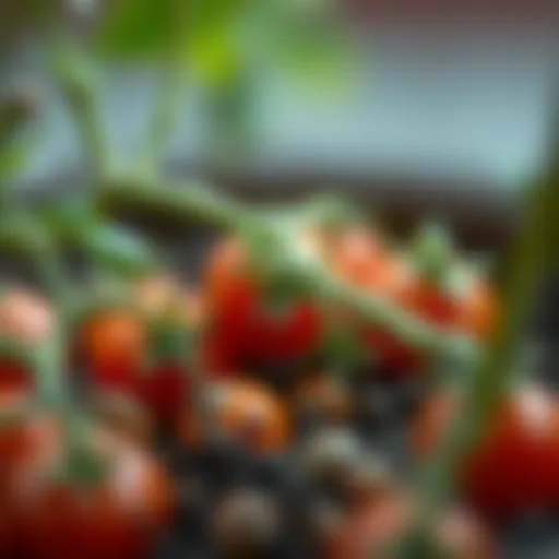 Close-up of tomato seeds ready for planting