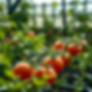 Healthy Tomato Plants in a Garden Healthy tomato plants flourishing in a garden