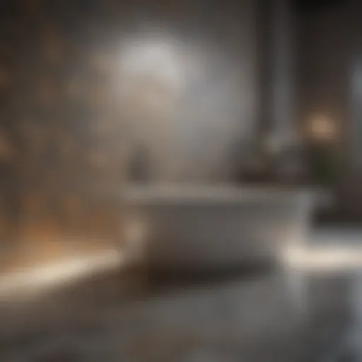 Elegant selection of ceramic tiles for bathroom walls