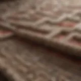 Luxurious carpet texture for bedroom flooring