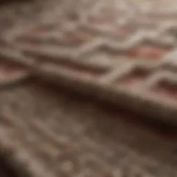 Luxurious carpet texture for bedroom flooring