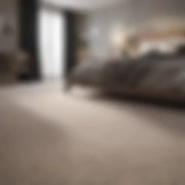 Professional Carpet Installation Professional installation of carpet in a bedroom