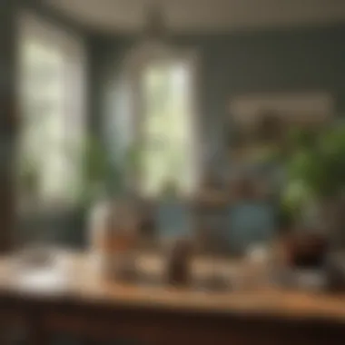 The Impact of Natural Light on Paint Color Choices Natural light enhancing vibrant paint colors