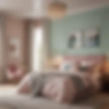 Creating Serenity with Pastel Shades in Bedrooms Pastel shades creating a serene atmosphere