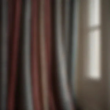 Diverse Fabric Choices for Elegant Curtains A selection of diverse fabrics in various colors and patterns suitable for curtains.