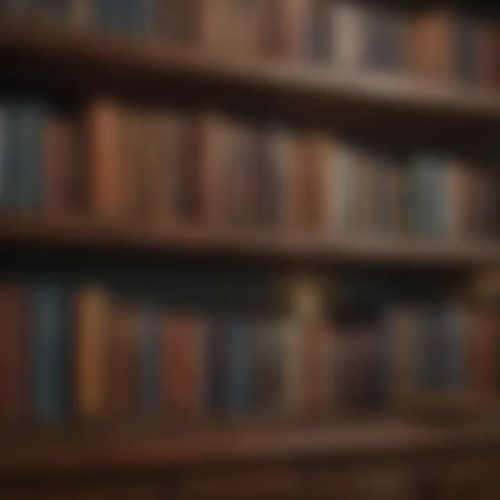 A vintage bookshelf that reflects historical design trends