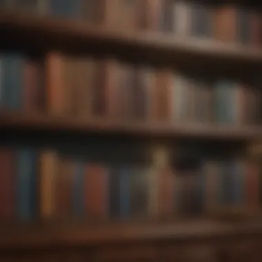 Timeless Vintage Style in Bookshelves A vintage bookshelf that reflects historical design trends