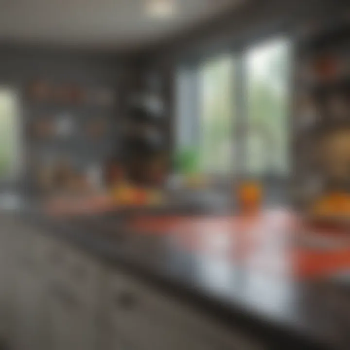 Trendy color palettes and design elements in kitchen decor