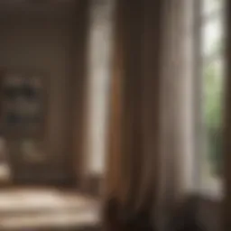 Measuring curtain length with precision tools