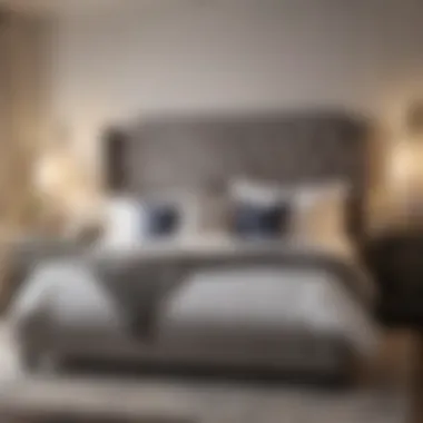 Luxurious King-Sized Bed in an Inviting Space Inviting guest room design with a king-sized bed and tasteful decorations