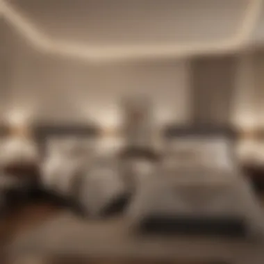 Twin Beds Arrangement for Guest Comfort Spacious guest room layout showcasing twin beds for multiple guests