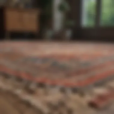 Comparison of different rug materials and their visual impact