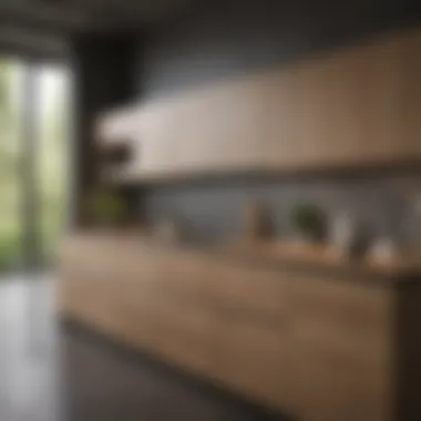 Material Selection for Kitchen Cabinets Diverse materials used in kitchen cabinetry