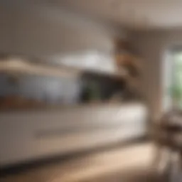 Stylish kitchen cabinet design showcasing modern aesthetics