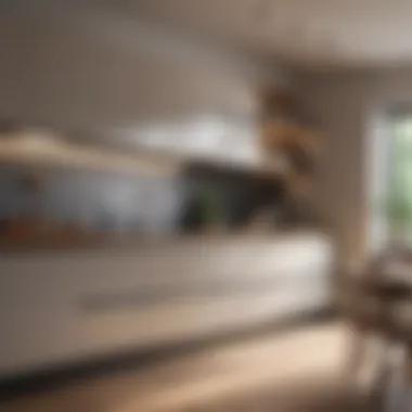 Modern Aesthetic Kitchen Cabinet Stylish kitchen cabinet design showcasing modern aesthetics