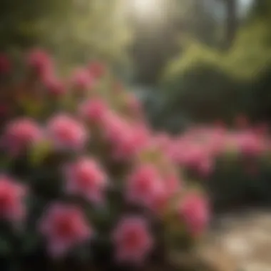 Vibrant Azaleas Thriving in Direct Sunlight Azaleas blooming in full sun