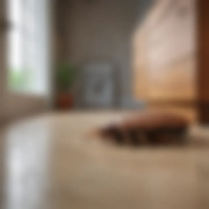 Clean apartment as a preventive measure against roach infestations