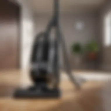 Modern Vacuum Cleaner An elegant vacuum cleaner designed for modern homes.