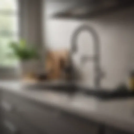 Elegant kitchen hardware showcasing modern design