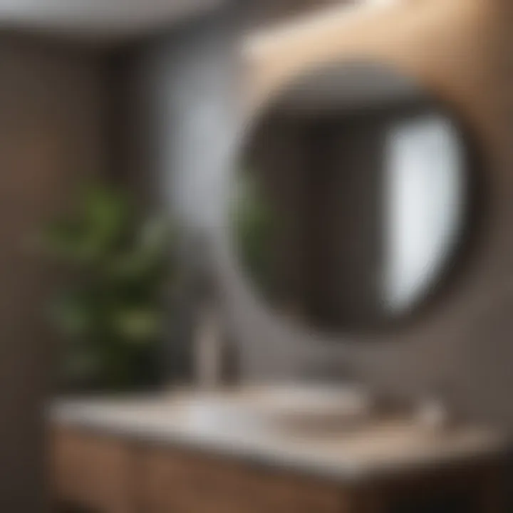 Screenshot of a user-friendly interface of a bathroom renovation app