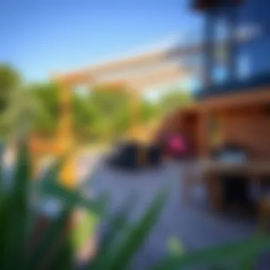 A Stunning Timber Deck A beautifully constructed deck showcasing high-quality timber in a scenic outdoor setting