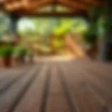 An array of different wood types suitable for deck construction, showcasing their distinct textures and colors